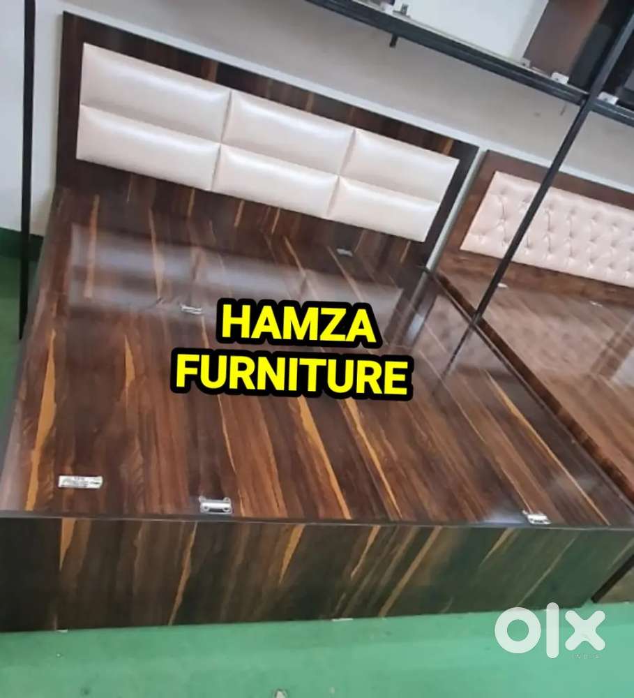 HAMZA FURNITURE New designer stylish look particle wood Bed 6by6