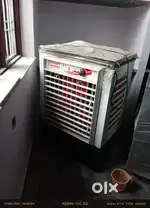 Almari , bed, table cooler