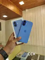 CHECKIT:- iPhone 16 128Gb 4 month Old Blue Colour