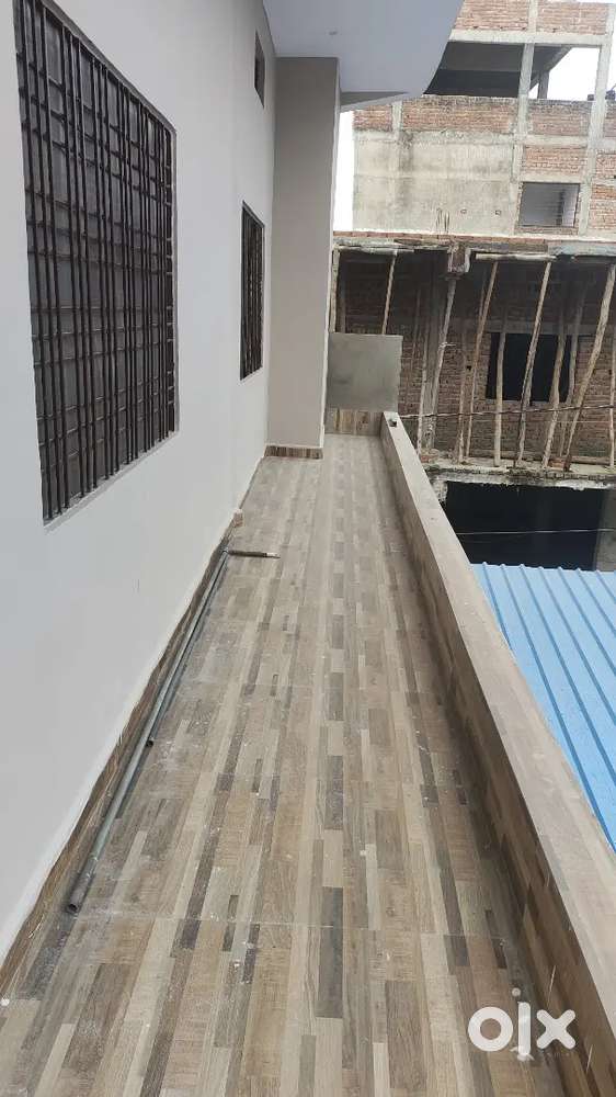 4- 1 BHK flats with 1200 sq ft parking and play ground