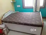 Plywood Doublebed 6x4 with mattress and one single bed