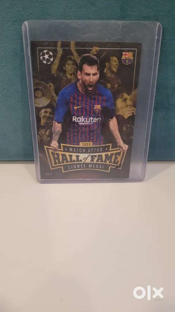 Messi Hall of fame card
