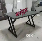 New x stand table with wooden top restaurant furniture cafe furniture