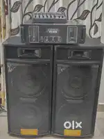 Dj Speaker Set With Ahuja Mixer
