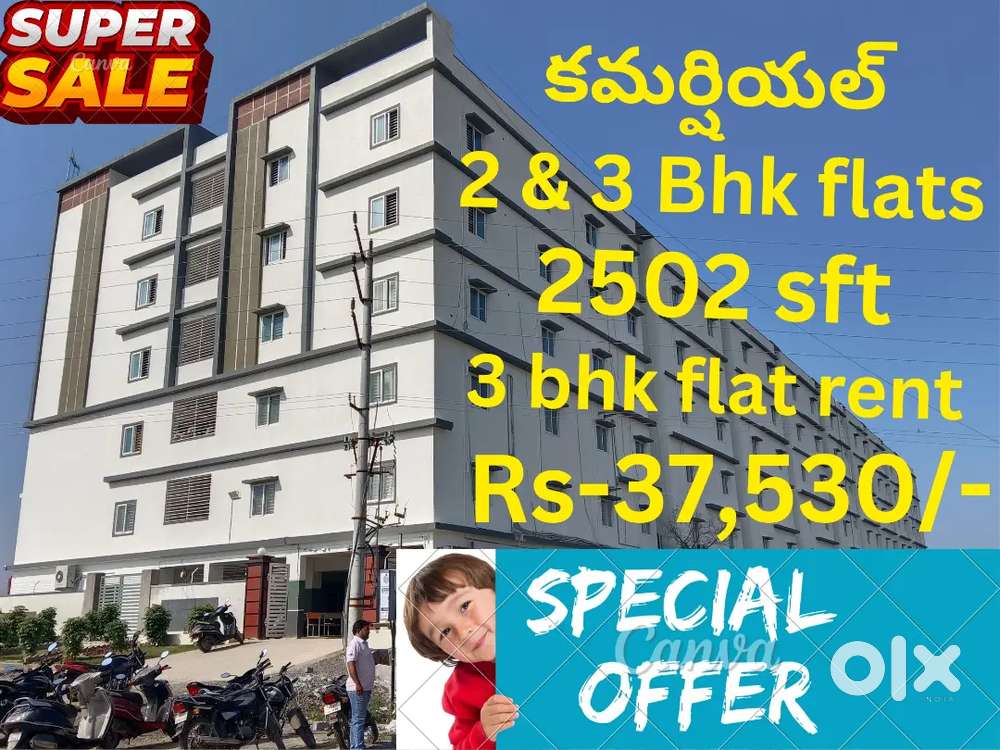 Rents వస్తూ ప్రాపర్టీ వ్యాల్యూ పెరిగే అపార్ట్మెంట్ ప్లాట్ సేల్