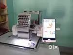 Single heedle embroidery machine
