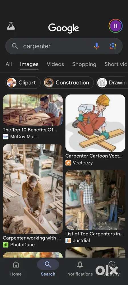 Carpenter for resort maintenance