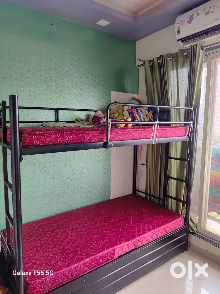 Bunkbed with storage include mattress