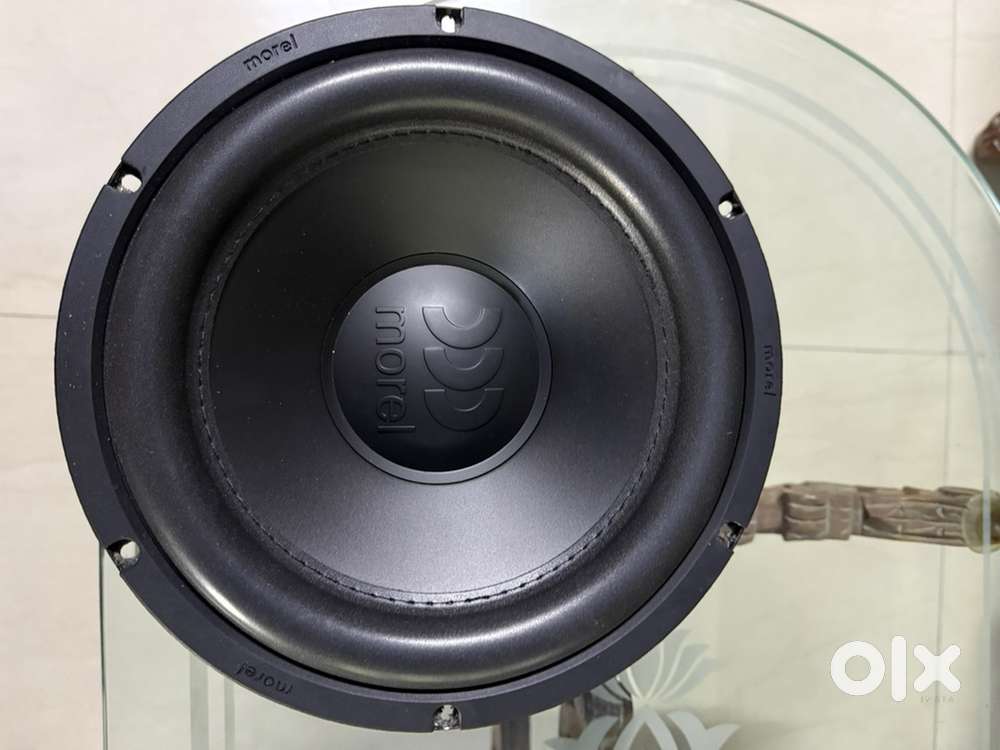 Morel 10 inch kinetic subwoofer with enclosure