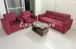 Brand new red finish sofa set