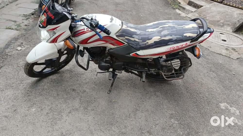 TVS sport with alloy wheel with self start