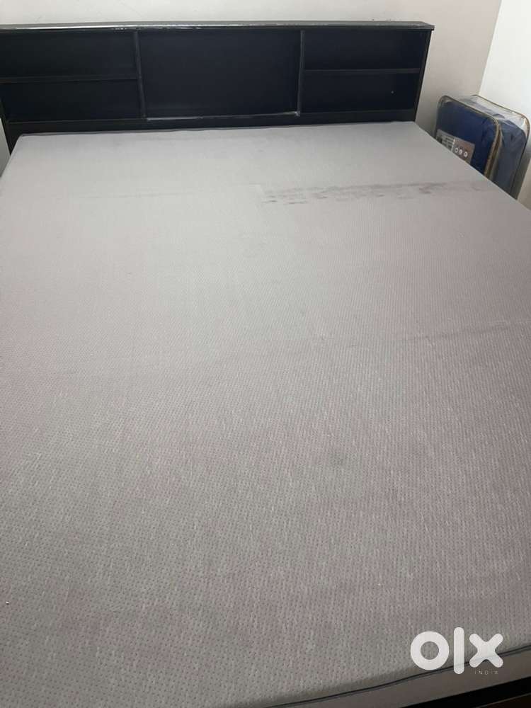 Queen Size bed with 6 inch mattress