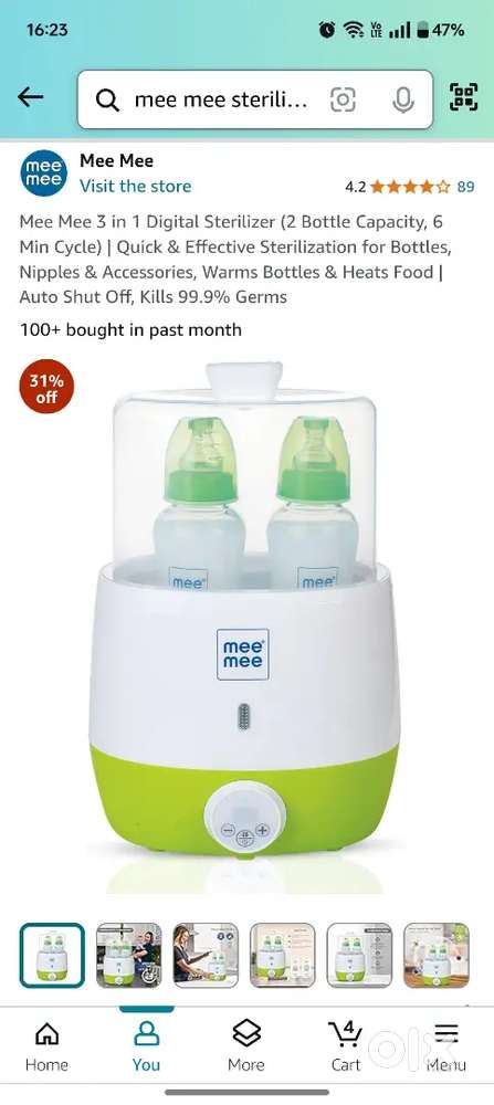 Mee Mee digital sterilizer