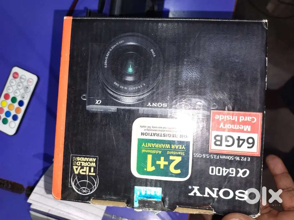 Sony 6400 4k mera lens with 1year wairnty 2026 tak dec
