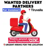 We are hiring delivery staff on fixed salary at Tiruvalla