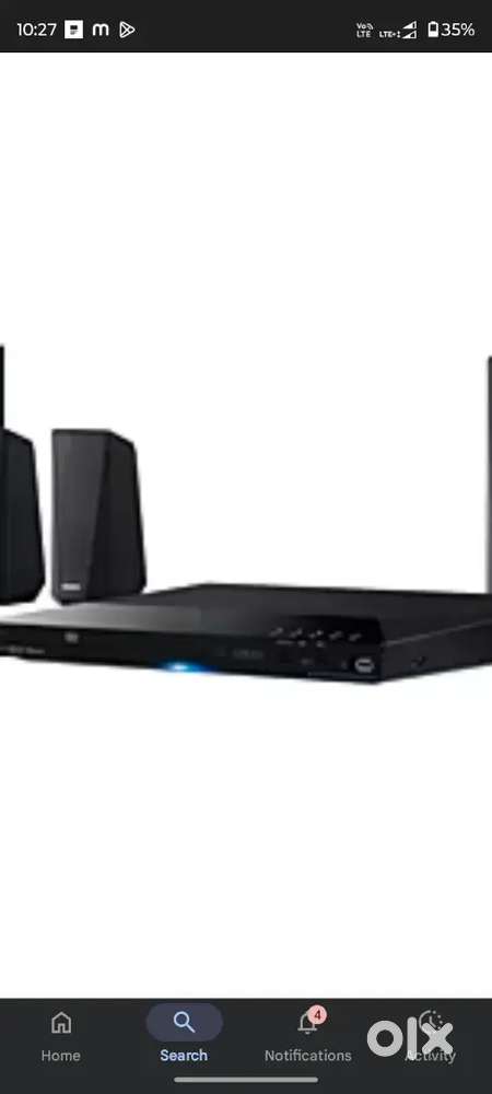 Sony dav dz 350 only dvd player kavali please