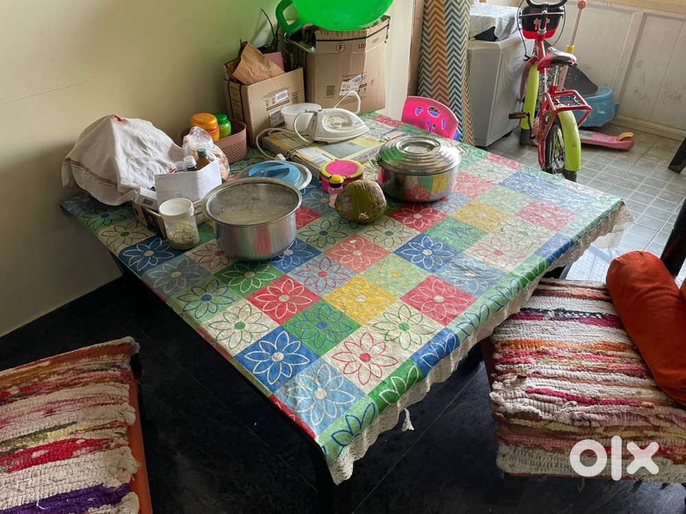 Teakwood Low height dining table