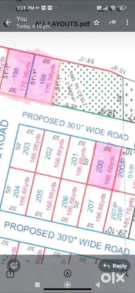 150 yds Open plot for sale srujana Lakshmi layout, BHEL metro enclave