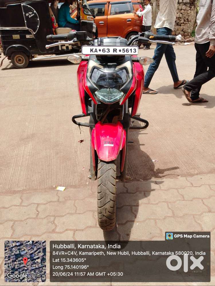 TVS apache 2021 single used less driven
