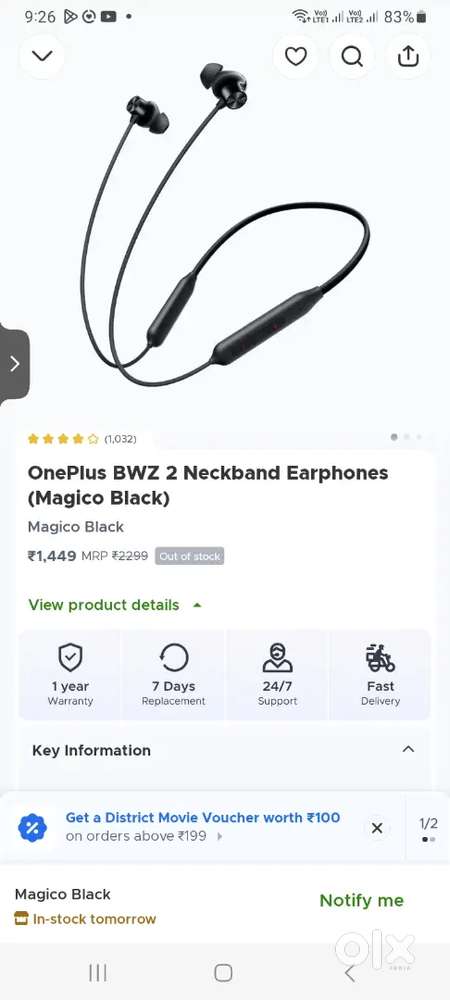 Oneplus bullets z2
