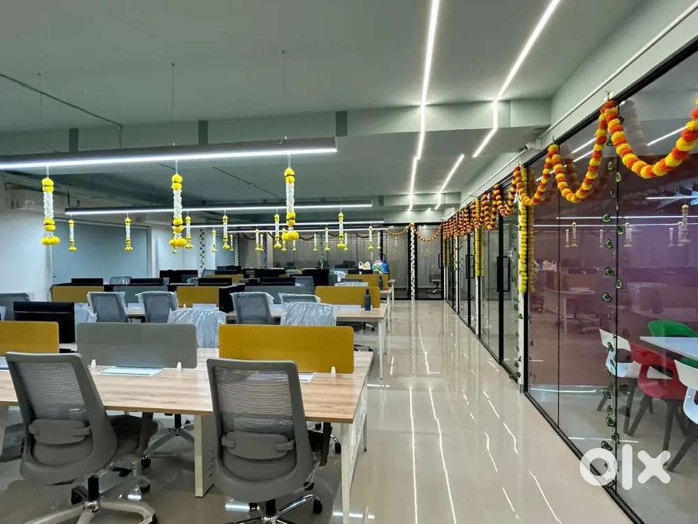 3210 sft commercial new plug n Play office space for rent in madhapur