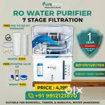 12L New RO Water Purifier Automatic, 7 Stages Filter 1 Year Warranty