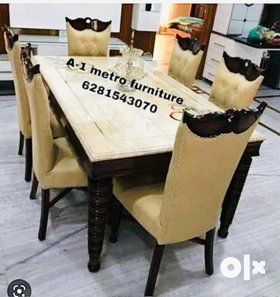 6 seater dining table luxury with marble