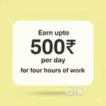 Part time Job ₹500 for 4 hours a day.(Not a Work From Home Job!)