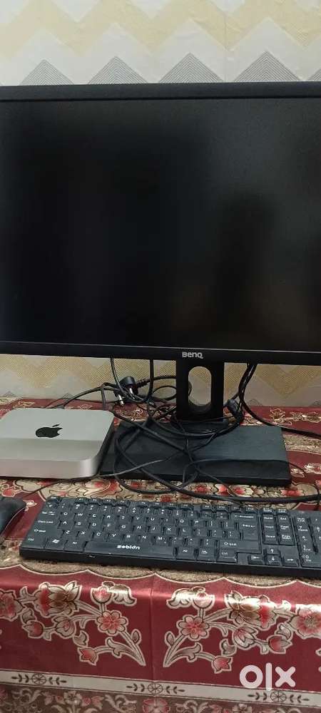 Computer with c p u & computer table.