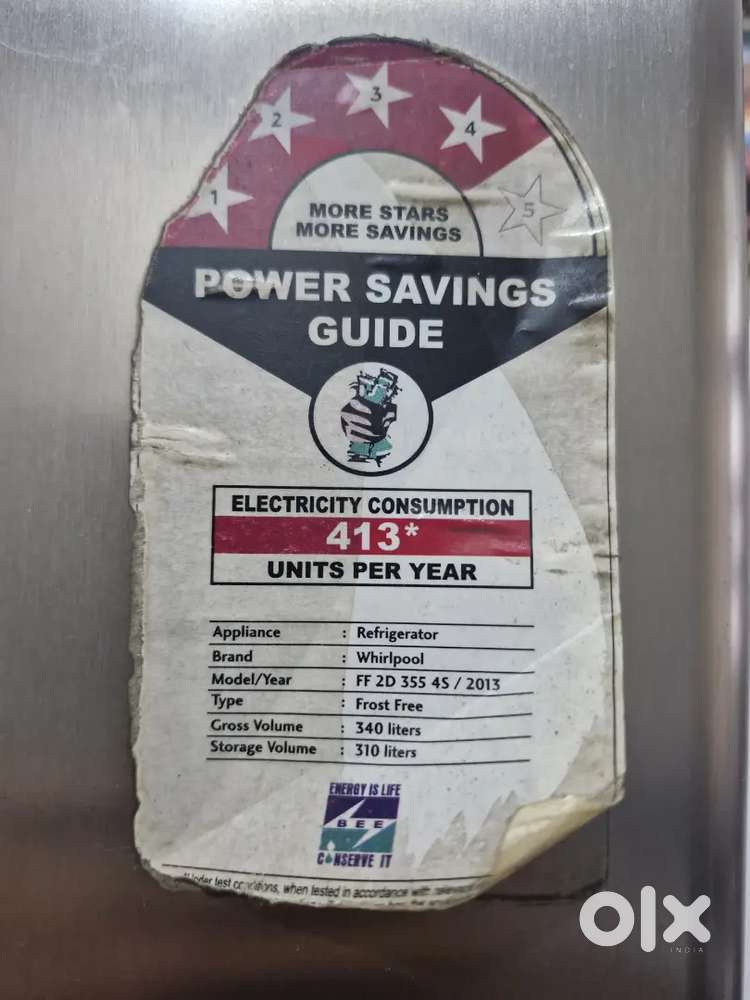 Whirlpool fridge 2013 model. Working perfectly fine
