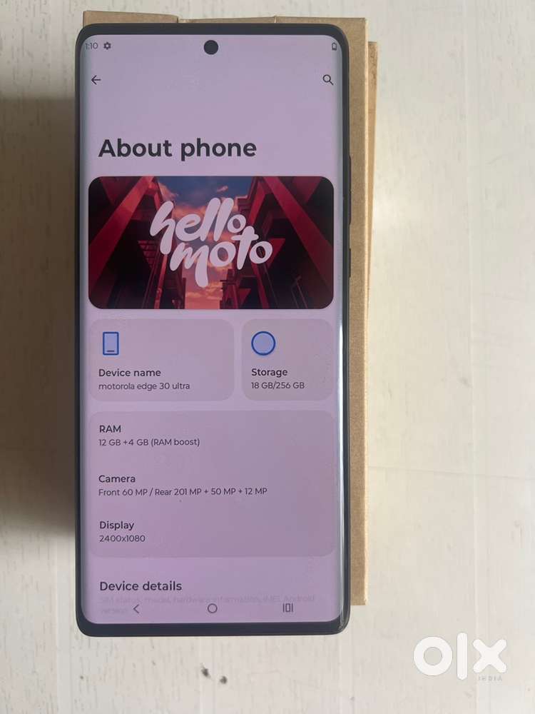 Motorola edge 30ultra 256