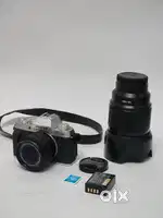 Fujifilm xt200 mirrorless dslr camera with lense