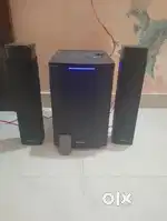 Panasonic company 2.1 channel speaker system