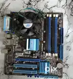 Combo G41 Mother Board With Processor and Fan.Pci Serial Parallel