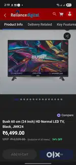 Bush led tv 24 inch