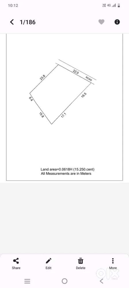 15 cent land for sale.290000per cent