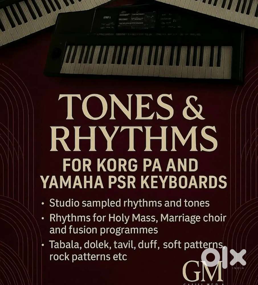 Tones & Rhythms for Korg and Yamaha Keyboard