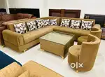 New l shape sofa set 6 seater direct from manufacturer resnoble price