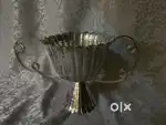 Antique pure brass solid heavy ice bucket or plant bucket