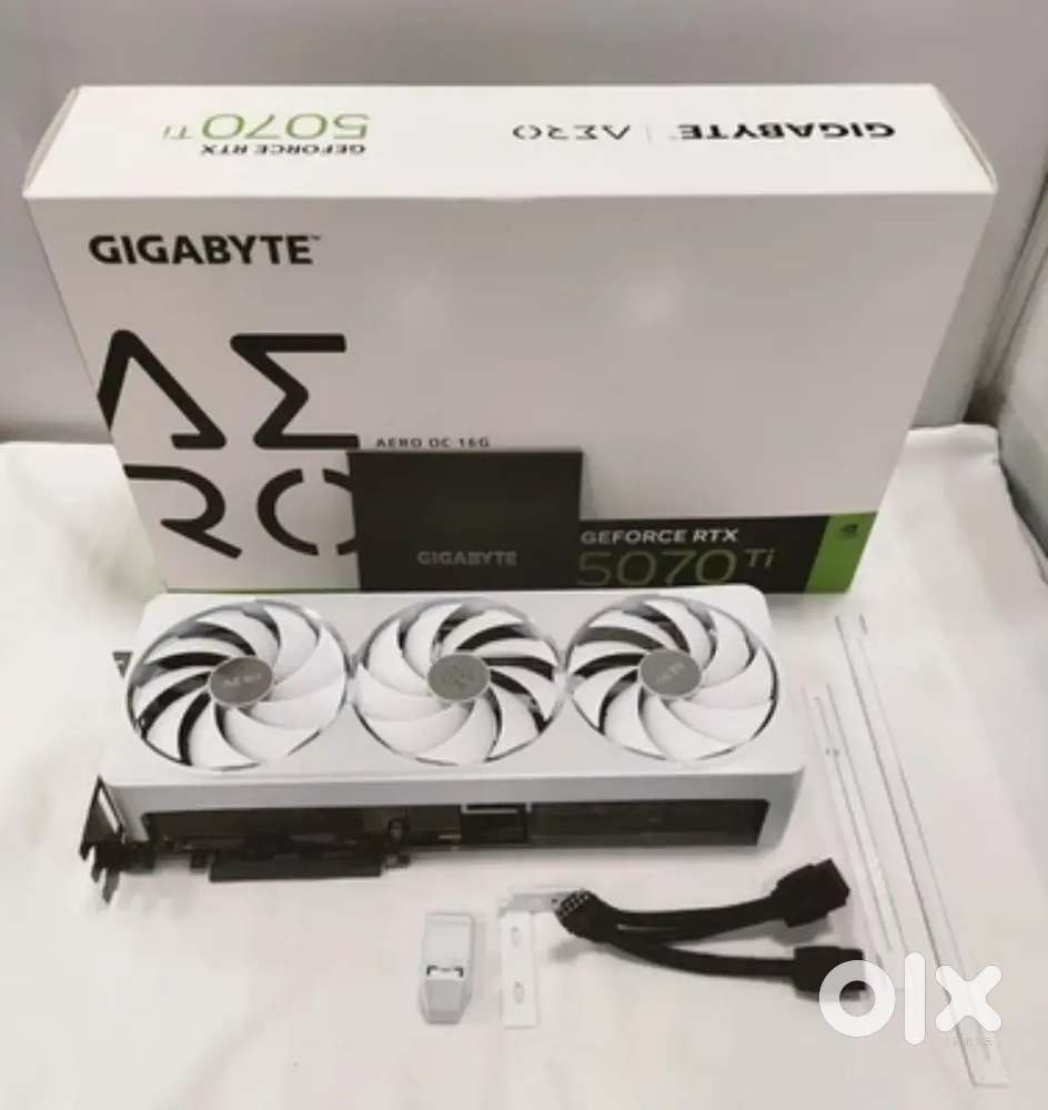 Used GPU Gigabyte GeForce RTX 5070 Ti 16GB GDDR7 PCIe 5.0 HDMI DP GPU.