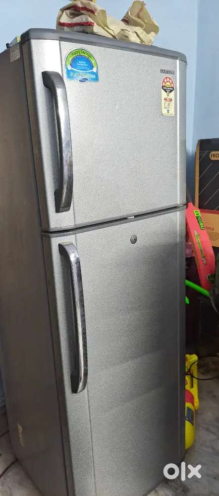 Samsung double door fridge and dressing table