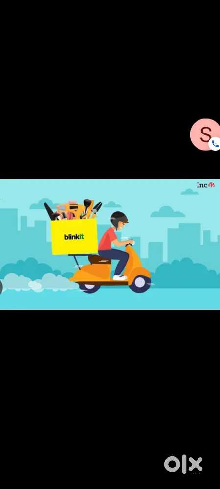 Hiring for ludhiana blinkit delivery boy job