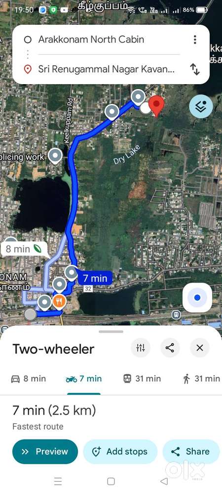 DTCP APPROVED PLOT FOR SALE IN ARAKKONAM NEAR AMBARI CBSE SCHOOL