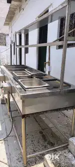 Bain marie, Iron Tawa , stainless steel sink