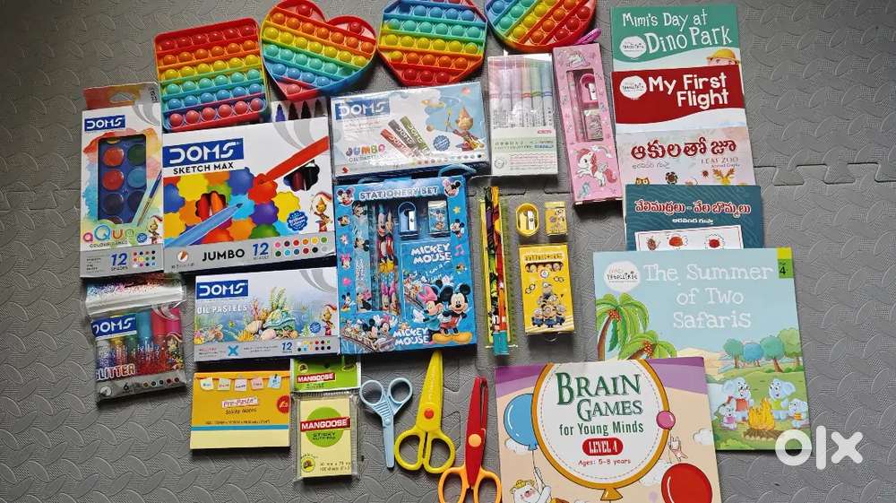 Stationary kit & books