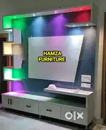 HAMZA FURNITURE NEW DESIGNER STYLISH LOOK PARTICLE WOOD TV CABINET