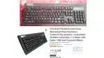 TVS Gold Prime Mechanical Keyboard + Redgear A-10 Gaming Mouse