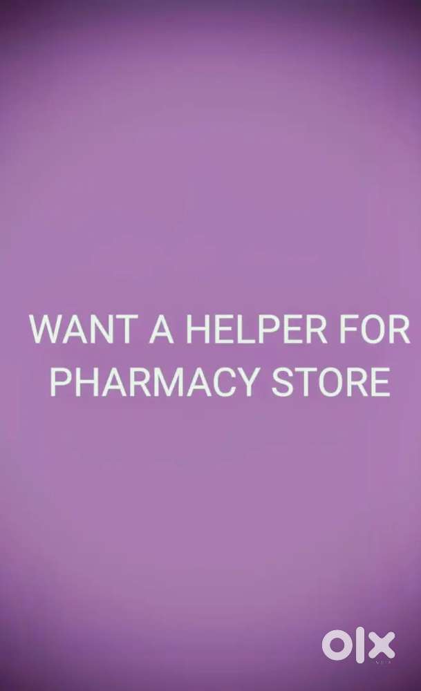 I want a helper for my pharmacy shop.
