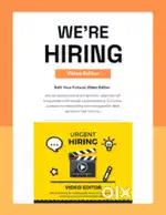 Hiring Video Editor For Long Form Edits - Youtube And Instagram
