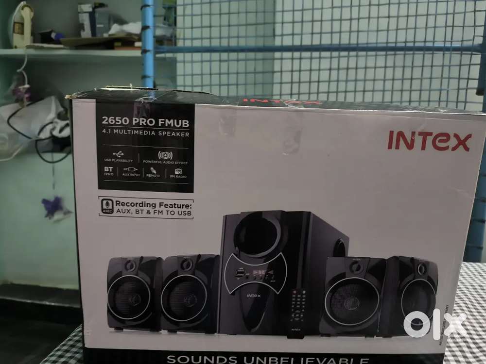 Intex 4.1 channel bluetooth speaker with remote